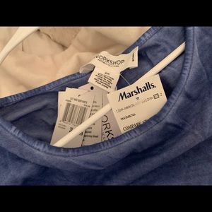Workshop Republic Clothing Tops - Faded Blue Top Workshop Republic Clothing Tops - Faded Blue Top
